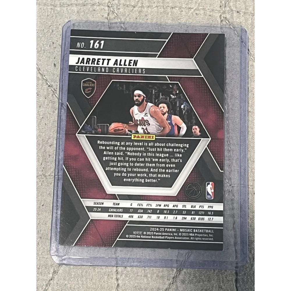 Jarrett Allen Mosaic NBA Basketball 2024-25 Cleveland Cavaliers